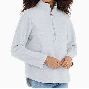 Women's Bamboo Sherpa Fleece Half Zip